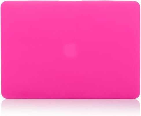 حافظة RUBAN لجهاز MacBook Pro القديم 13 بوصة (موديلات A1502 وA1425) 2015 2014 2013 2012، حافظة بلاستيكية صلبة وغطاء لوحة مفاتيح للإصدار القديم MacBook Pro Retina 13 بوصة، وردي فاقع in Saudi Arabia