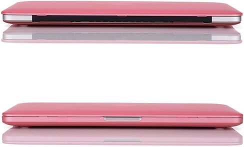 حافظة RUBAN لجهاز MacBook Pro القديم 13 بوصة (موديلات A1502 وA1425) 2015 2014 2013 2012، حافظة بلاستيكية صلبة وغطاء لوحة مفاتيح للإصدار القديم MacBook Pro Retina 13 بوصة، وردي فاقع in Saudi Arabia