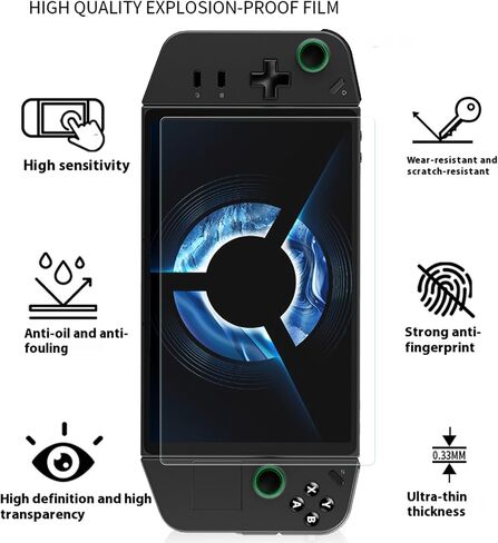 2 Pack HD Nano Screen Protector for Lenovo Legion Go 8.8 in，Anti-Shatter,Anti-Scratch Legion go Accessories in Saudi Arabia