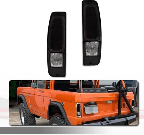 Tonsya لـ 1967-1972 Ford Styleside F100/250/350 TRUCK، 1967-1974 Ford Econoline E100/200/300، 1967-1977 Ford Bronco غطاء خلفي للضوء الخلفي مبيت أحمر in Kuwait