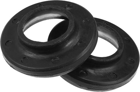 Coil Spring Isolators for Car/Front Upper Coil Spring/Durable Rubber/2Pcs Black in Saudi Arabia