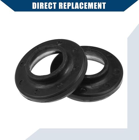 Coil Spring Isolators for Car/Front Upper Coil Spring/Durable Rubber/2Pcs Black in Saudi Arabia