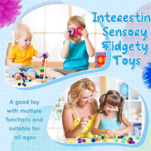 200 قطعة من كرات التحوط الشائكة متعددة الألوان، كرات النيص الصغيرة، كرات الضغط الصغيرة، كرات حسية ناعمة، ألعاب تململ حسية مهدئة، ألوان زاهية متنوعة للحفلات المنزلية والمكتب وتخفيف التوتر in Kuwait