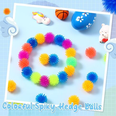 200 قطعة من كرات التحوط الشائكة متعددة الألوان، كرات النيص الصغيرة، كرات الضغط الصغيرة، كرات حسية ناعمة، ألعاب تململ حسية مهدئة، ألوان زاهية متنوعة للحفلات المنزلية والمكتب وتخفيف التوتر in Kuwait