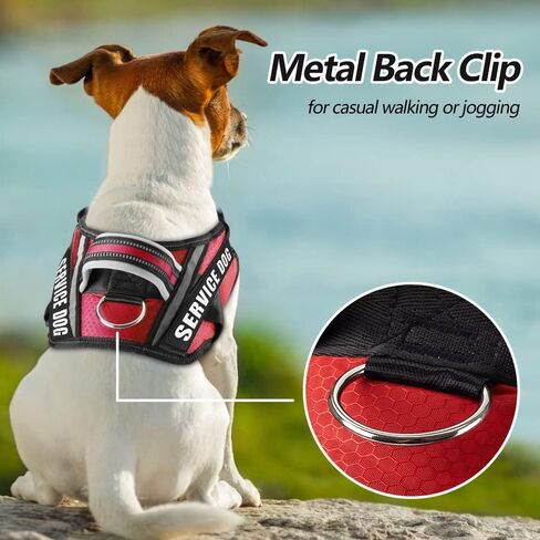 مجموعة أحزمة وصدرية للكلاب، أحزمة للكلاب في خدمة التدريب مع 10 رقعات للكلاب، سترة عاكسة للكلاب بمقبض للكلاب الصغيرة والمتوسطة والكبيرة والكبيرة جدًا in Kuwait