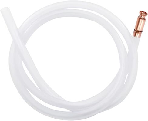 مضخة سيفون غاز 6FT 1.8M من Apalie مع صمام نحاسي 1/2 بوصة، مضخة يدوية آمنة متعددة الأغراض، أنابيب من درجة التحضير الذاتي لنقل المياه بزيت الوقود والغاز in Kuwait