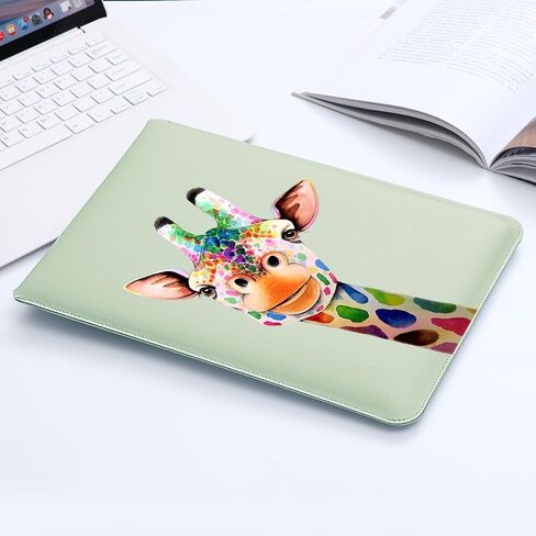حقيبة كمبيوتر محمول MAYCARI مقاس 15.6 بوصة مقاس 16 بوصة على شكل زرافة لطيفة متوافقة مع أجهزة MacBook Pro 16 بوصة (2019,2021)، وMacBook Pro 15 بوصة (2015)، وHuawei MateBook 16 بوصة، وXiaomi Pro 15.6 بوصة in Kuwait