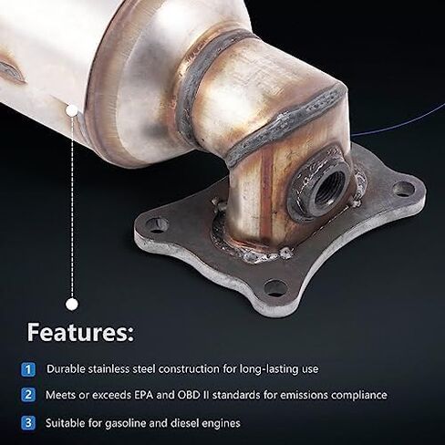 Aumzong Catalytic Converter Compatible with Honda Pilot 3.5L 2009 2010 2011 2013 2014 2015, Replaces# 45131, 45132, 16447 (EPA Compliant) in Saudi Arabia