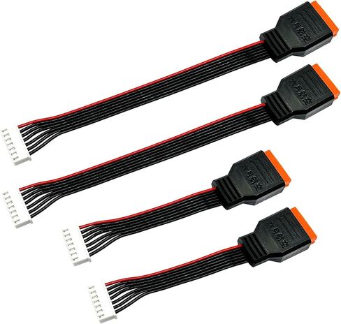 4Pcs JST-XH Balance Cable 2-6S 3S Lipo Battery Balance Charger Extend Expansion Plug Leads Adapter Conversion Line for RC Vehicles Lipo Battery Charging in Saudi Arabia