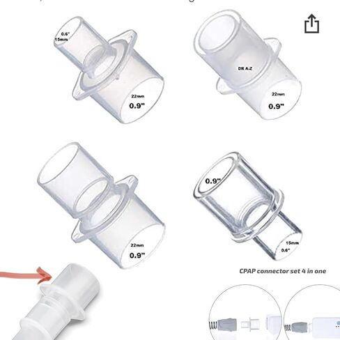 محولات أنبوب خرطوم Cpap أنابيب موصل محول إثراء الأكسجين in Kuwait