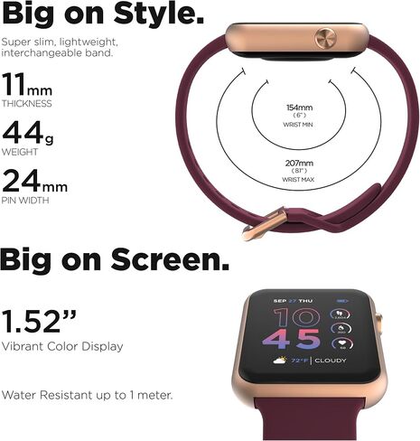 ساعة ذكية iTouch Air 4 - متتبع اللياقة البدنية، مراقب معدل ضربات القلب، وجه ساعة قابل للتخصيص - متتبع النشاط والسعرات الحرارية - أكثر من 100 وضع رياضي - اتصال بلوتوث in Kuwait