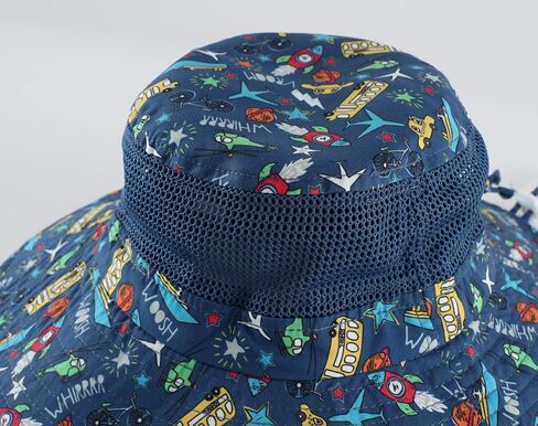 Home Prefer UPF50+ Wide Brim Sun Hat Boys Girls Sun Protection Hat Zoo Beach Swim Safari Bucket Hat for Baby Toddler Kid in Kuwait