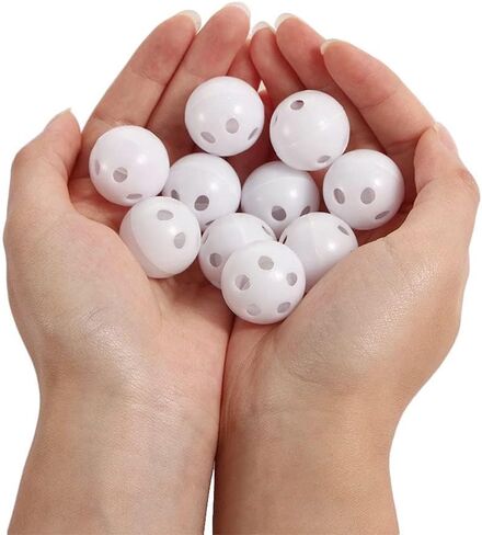 10 Pcs White Rattle Balls Inserts Rattle Box Repair Doll Noise Maker Noise Maker Insert Rattle for Animal Puppet Doll Pet Rattles and Plush Rings in Saudi Arabia