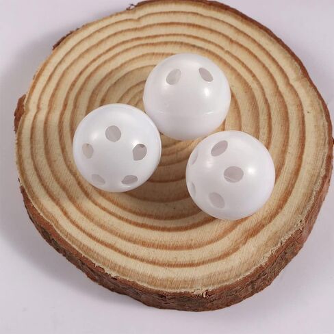 10 Pcs White Rattle Balls Inserts Rattle Box Repair Doll Noise Maker Noise Maker Insert Rattle for Animal Puppet Doll Pet Rattles and Plush Rings in Saudi Arabia