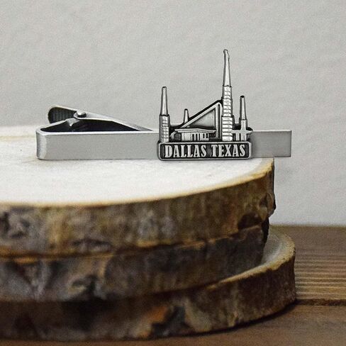 Dallas Texas Antique Gold Temple Tieclip by Ringmasters in Kuwait