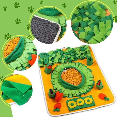 حصيرة سنفل للكلاب الأليفة بساط تغذية تفاعلي للكلاب ألعاب تحفيز الدماغ ألعاب إثراء الكلاب سجادة شم للكلاب الصغيرة والمتوسطة والكبيرة in Kuwait