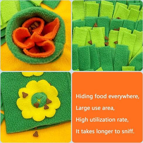 حصيرة سنفل للكلاب الأليفة بساط تغذية تفاعلي للكلاب ألعاب تحفيز الدماغ ألعاب إثراء الكلاب سجادة شم للكلاب الصغيرة والمتوسطة والكبيرة in Kuwait