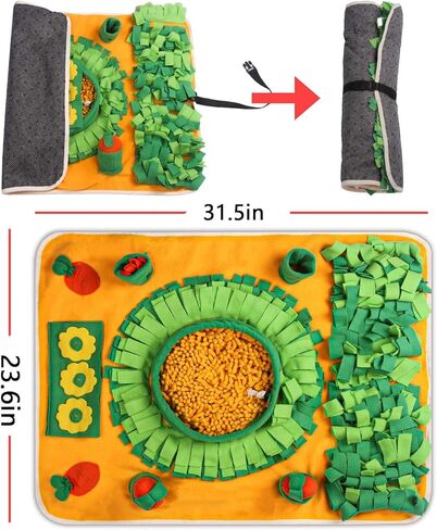 حصيرة سنفل للكلاب الأليفة بساط تغذية تفاعلي للكلاب ألعاب تحفيز الدماغ ألعاب إثراء الكلاب سجادة شم للكلاب الصغيرة والمتوسطة والكبيرة in Kuwait