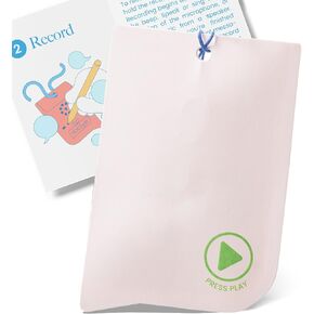VoiceGift Tag – 1 Pack Audio Greeting Tag with Voice Recorder, Multi-message Recordable Gift Card with Playback, Record Your Own Message Card for Birthdays, Holidays & Keepsakes in Saudi Arabia