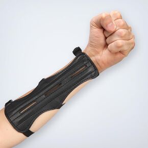 Archery Arm Guard, Adjustable & Breathable Double-Layer Forearm Protector with 3 Straps, Unisex Ambidextrous Design for Youth & Adults, Archery Hunting Target Practice in Saudi Arabia