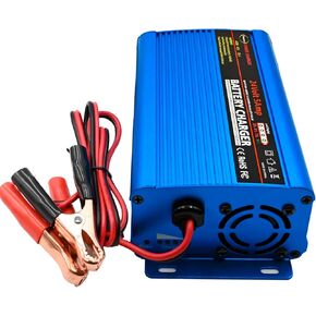 Unocho 24V 5A Battery Charger 4-Stage Smart Lead-Acid Charger with 3-Pin XLR Connector Power Switch and LED Display for Wheelchairs Mobility Scooters AGM Gel SLA VRLA in Kuwait