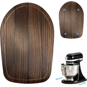 Bamboo Mixer Slider Compatible with KitchenAid 5-8 Qt Bowl Lift Stand Mixer, Appliance Sliding Mat Accessories and Attachments for Kitchen Aid, Countertop Moving Tray in Saudi Arabia