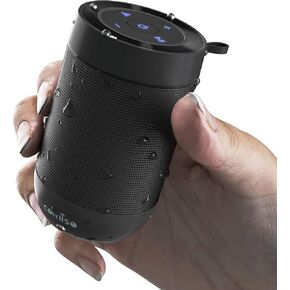 comiso Bluetooth Speaker, Portable Speaker Support TF Card, IP65 Waterproof | Small Speaker with Hands-Free Call, Crystal Clear Sound, Robust Bass, Mini Size for Travel, Kitchen, Office,Gift for All Ages in Saudi Arabia