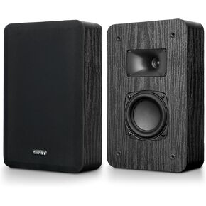 Saiyin Slim Wall Speakers (Pair),Wall Mount Surround Speakers,4 Ohms,3.5-Inch Woofer with Horn Tweeter, Home Theater Speaker for Living Room,Office,Kitchen | 4 Ohms,3.5-Inch Woofer with Horn Tweeter, Home Theater Speaker for Living Room,Office,Kitchen in Saudi Arabia