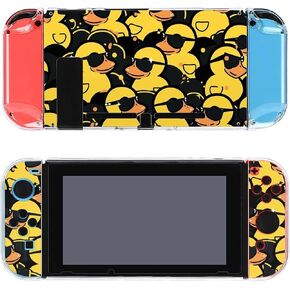Rubber Duck Sunglasses Switch Screen Protector Cover Full Accessories Switch Game Case Protection Skin for Switch Console And Joy-Cons in Saudi Arabia