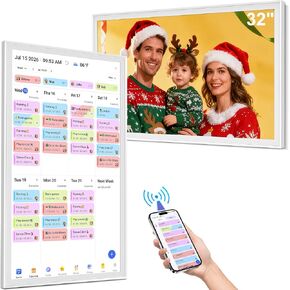21.5" Smart Wall Calendar 2026 Planner & Chore Chart, Touchscreen in Saudi Arabia