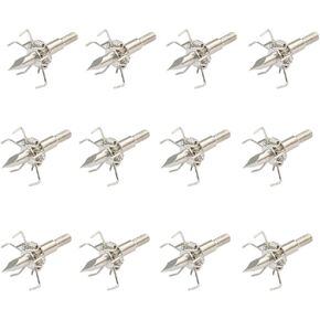 Broadheads 100 Grain Archery Hunting Small Game Sharp Judo Hammer Crossbow Compound Recurve Bow Arrow Tips in Saudi Arabia