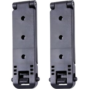 Molle Attachment – Quick Locking Belt Clip with Mounting Hardware for Holsters, Mag Pouches, Knife Sheaths, Vests – Available in Size (1", 2", 3", 5") & Pack (2 & 4) – USA Made in Saudi Arabia