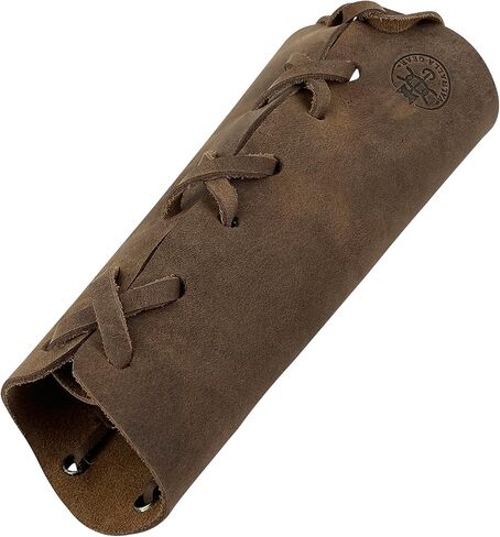 Set of 2 Bracers for Archers, Hand Protector for Bow Shooting Practice, Outdoor Sports Armband, Wrist Guard, Full Grain Leather, Handmade, Bourbon Brown in Saudi Arabia