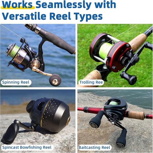 Fishing Line Winder Fishing Line Spooler for Large Spools,Heavy-Duty Steel | Fishing Line Winder Spooler Reel Winder Spooling Holds Filler and Bulk Spools 100-5000 Yards,Foldable and Adjustable Tension in Saudi Arabia