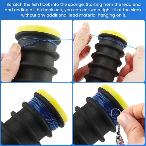 3Pcs Fishing Line Storage Organizer, Fish Leader Holder,Fishing Line Spooler Winder with 12 Slots, Winding Board Rigs Holder for Fishin g in Saudi Arabia