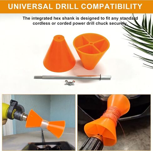 Fishing Line Remover Stripper, Drill-Powered Spool Unwinder Tool, Fast Line Stripping Cleaner for Freshwater & Saltwater Fishing Reels in Saudi Arabia