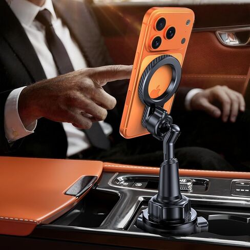 miracase for MagSafe Car Mount, [Strong Magnetic] 2026 Hands Free Phone Holders for Your Car, Universal Cup Holder Phone Holder for iPhone 17 16 15 14 13 12 Pro Max, Samsung & More Smartphones in Saudi Arabia