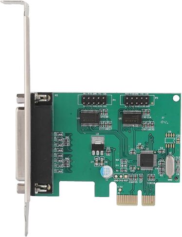 بطاقة المنفذ المتوازي التسلسلي Cocoarm PCIe، Dual Rs232 وLpt | ترقيات الكمبيوتر المكتبي، مجموعة شرائح WCH382، لوحة التوسيع، متوافق مع DOS، متضمن in Kuwait