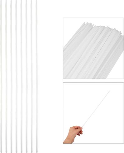 UKCOCO Rivet Tubes with Firm Bind Performance 100pcs for Binding Machines White Plastic 4.8x500mm Document Press Tubes for Office and High Volume Document Processing in Saudi Arabia