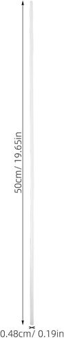 Kisangel Plastic Rivet Tubes Punching Rivet Tubes 100pcs 4.8x500mm for Binding Machine White Versatile Archive Binding for Office and Financial Document Organizing in Saudi Arabia