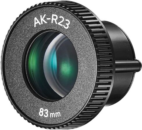 Godox Flash AK-R23 83mm Lens for AK-R21 Projection Attachment, Narrower Beam Control for Focused Light Projection, Detailed Creative Lighting Tool for Photographers and Content Creators in Saudi Arabia