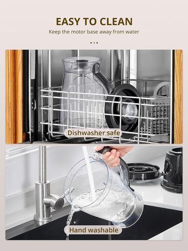 Reemix Blender, 50oz Countertop Blender | 2 Adjustable Speeds + Pulse, Dual Safety Locks, Dishwasher-Safe Pitcher for Smoothies, Crushing Ice & Family Meals in Saudi Arabia