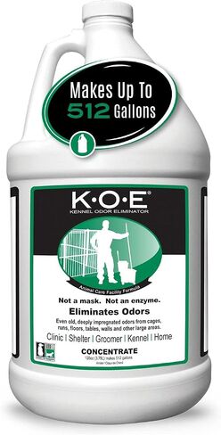 Odorcide K.O.E Kennel Odor Eliminator Concentrate – For Cages, Runs & More – For Home & Kennel w/Safe, Non-Enzymatic Formula - Frost Scent -16 oz in Saudi Arabia