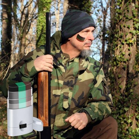 4pcs 3 Color Camo Face Paint Stick, Long lasting Hunting Face Paint Black Green Brown Camouflage Army Military Party Accessories Eye Black Makeup Stick Deer Duck Hunting Stuff for Adult Youth Kids in Saudi Arabia