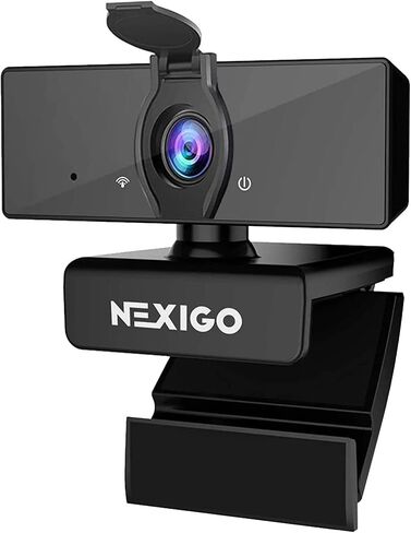 NexiGo N660 1080P Business Webcam, Dual Microphone & Privacy Cover, USB FHD Web Computer Camera, Plug and Play, for Zoom/Skype/Teams/Webex, Laptop MAC PC Desktop in Saudi Arabia