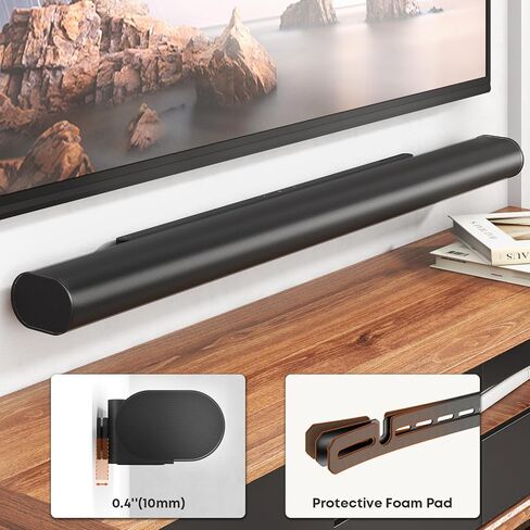 PUTORSEN for Sonos Arc Ultra & Sonos Arc Soundbar Wall Mount | Hidden Design,with Spirit Level and Protective Foam Pads, Sound Bar Mounts Under TV, Weight Capacity 22 LBS in Saudi Arabia