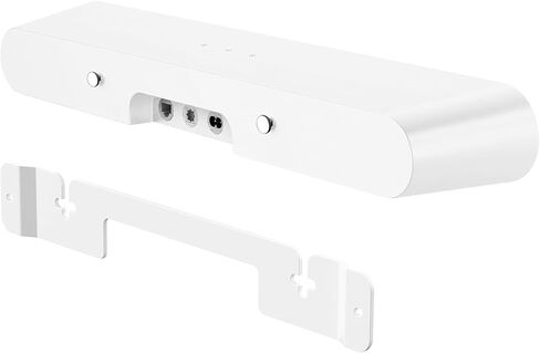 Soundbar Wall Mount for Sonos Ray, Hidden Low-Profile Floating Bracket, For Sonos Ray Mount Above or Below TV, Custom Heavy-Duty Steel Support, Easy Installation, Mounting Hardware Included, Black in Kuwait