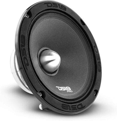 DS18 PRO-FR6NEO Loudspeaker- 6.5", Full-Range, Silver Aluminum Bullet, 450W Max, 225W RMS, 4 Ohms, Neodymium Magnet - The Most Elegant Neodymium Full Range Loudspeakers Available (Renewed) in Saudi Arabia