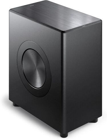 PHILIPS Fidelio FW1 Wireless Subwoofer for TV,Rich Bass Sound with DTS Play-Fi,Dual Passive-Radiator,420W Large Output,Smart Pairs,RCA Connection,Perfect for Movie and Music,Head-Turning Looks,Black in Saudi Arabia