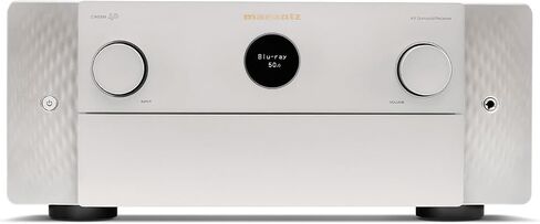 Marantz Cinema 40 9.4 Channel 8K Ultra HD Home Theater Receiver with Dolby Atmos/DTS:X & HEOS Built-In Streaming (Silver/Gold) in Kuwait